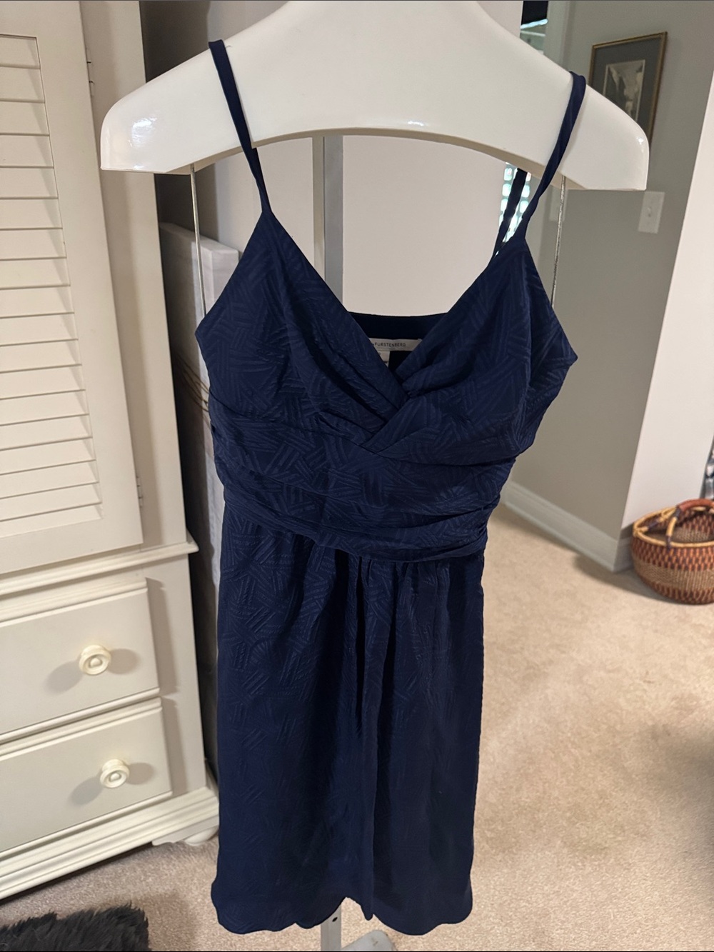 Diane von Furstenberg navy dress